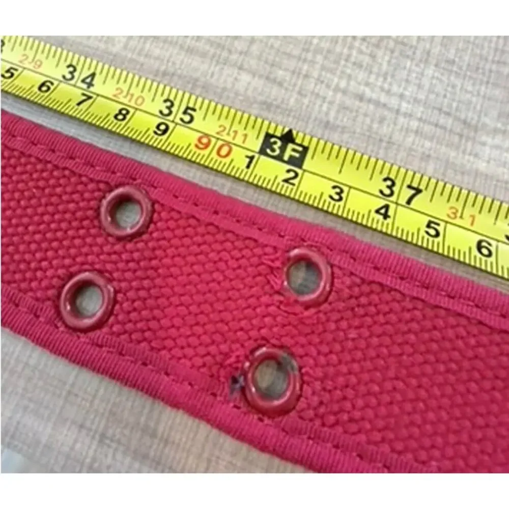Vtg Y2K Eckō Unltd Woven Canvas Belt Grommets Eyelets 36